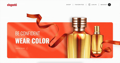 Elegante Web App Preview